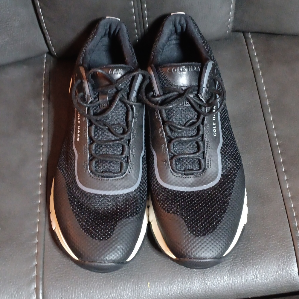 Cole Haan Mens Black and White Shoes